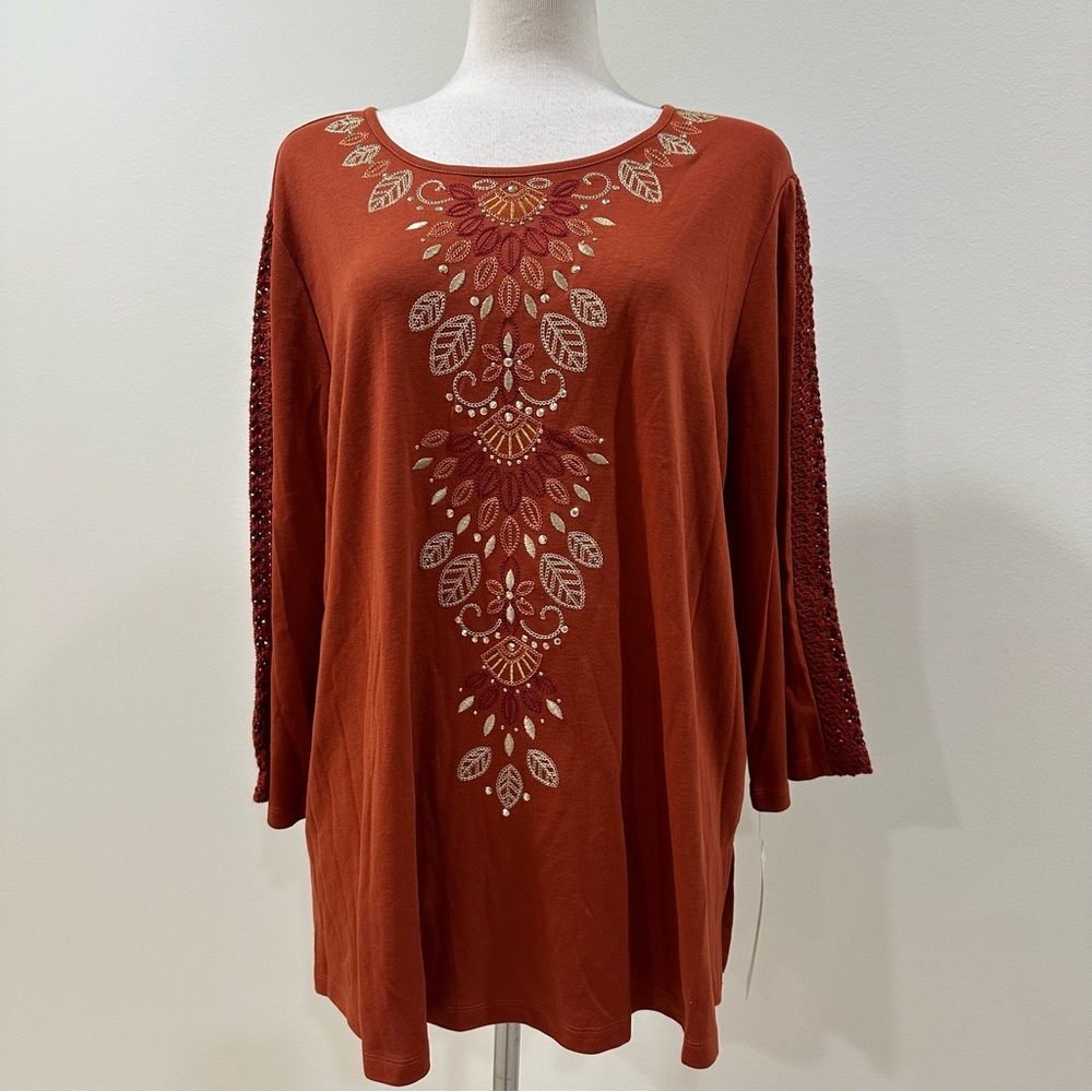 2x Alfred Dunner Long Sleeve Shirt